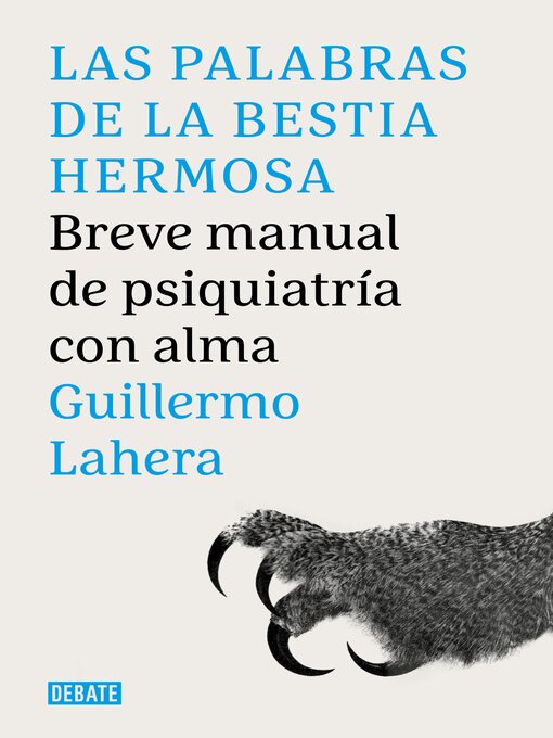 Cover image for Las palabras de la bestia hermosa